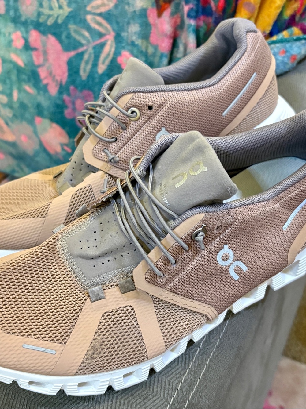 On Women’s Cloudrunning Athletic Shoes - Rose Tan - Picture 2 of 8